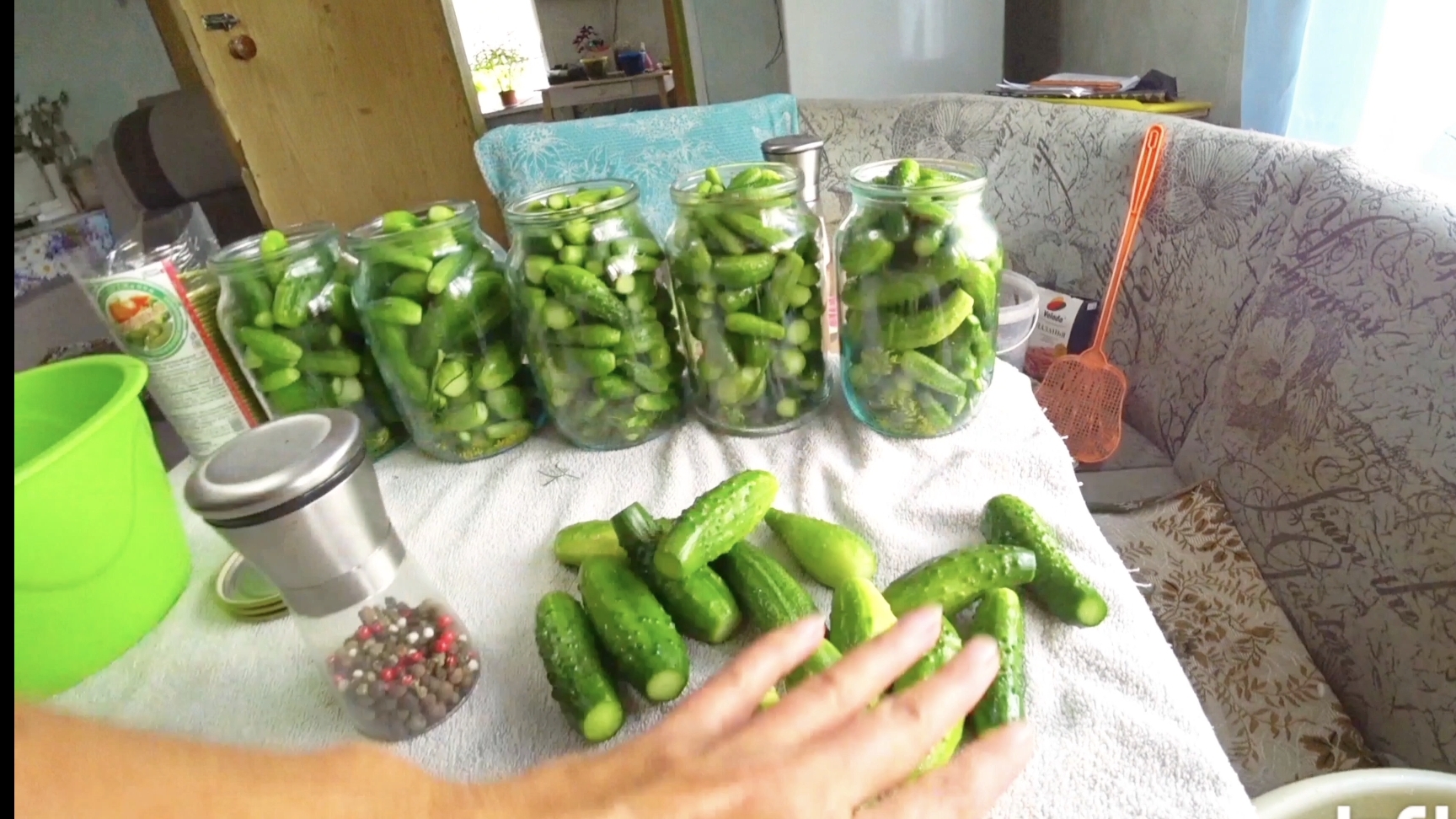 Жизнь на Алтае,деревенские работы,прибрала огурцы смотреть онлайн