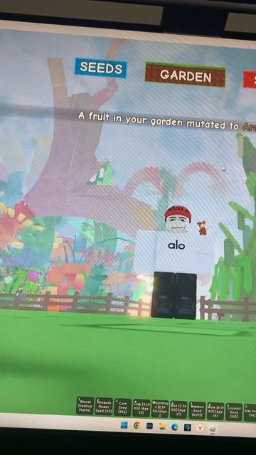 Эммммм…. Тут что-то не так.. мой ник FED_IT, баланс 156т) #GrowAGarden