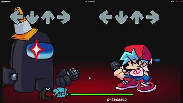 Я играю в FNF Vs Imposter против злого импостера