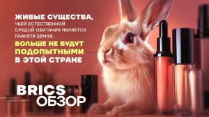 BRICSОБЗОР | Президент Бразилии прдписал закон, запрещающий тестирование косметики на животных