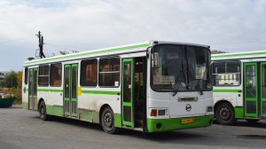 Автобус ЛиАЗ-5256.45 (АО 914 22). Покатушки по Барнаулу. / A trip by bus LiAZ-5256.45.