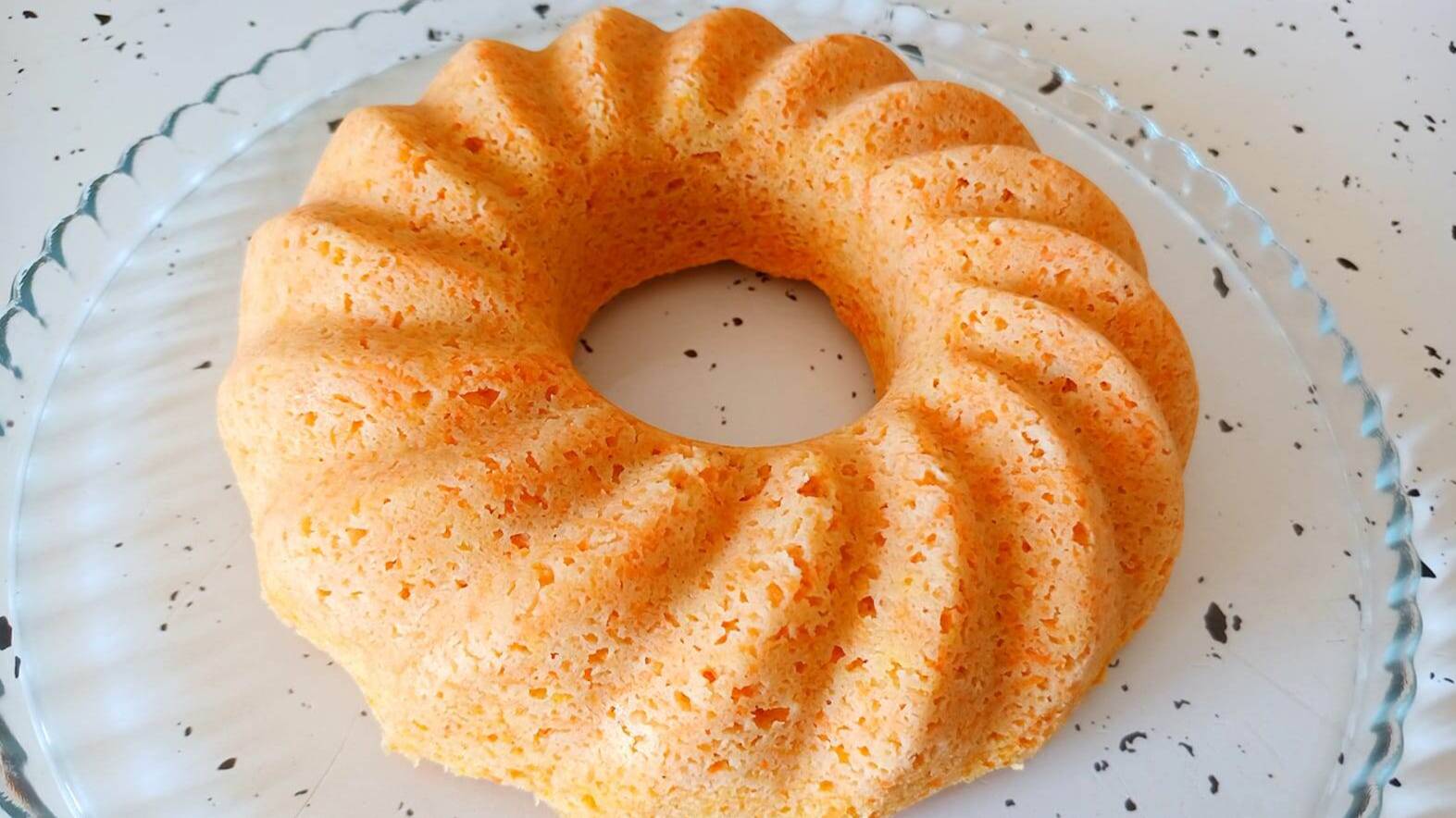 Морковный Пирог без глютена наскоро. LCHF рецепт в микроволновке! смотреть онлайн