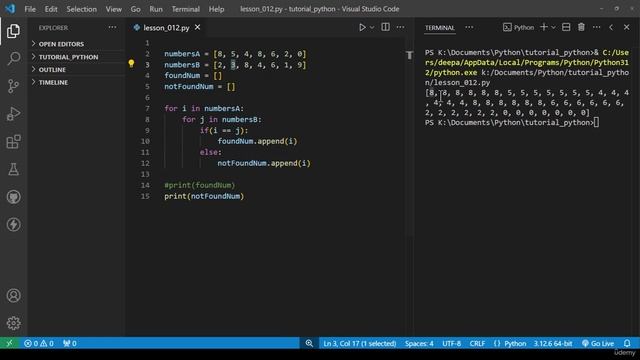 16 -Practice Lesson 03 - Nested Loops Exercise смотреть онлайн