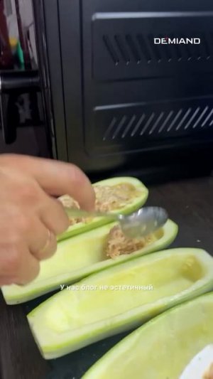 Фаршированные кабачки с сыром 🥒🧀