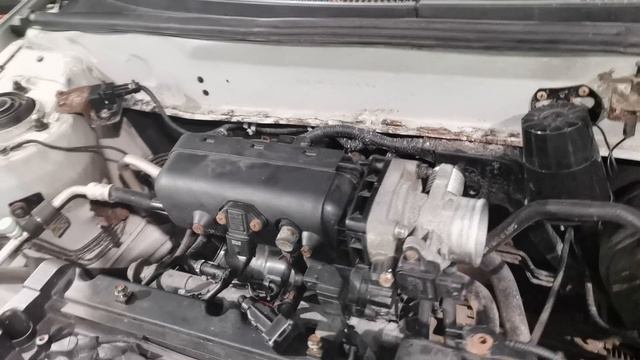 Hundai Elantra 3 Снятие ГБЦ Часть 8 Снятие клапанной крышки и распредвалов