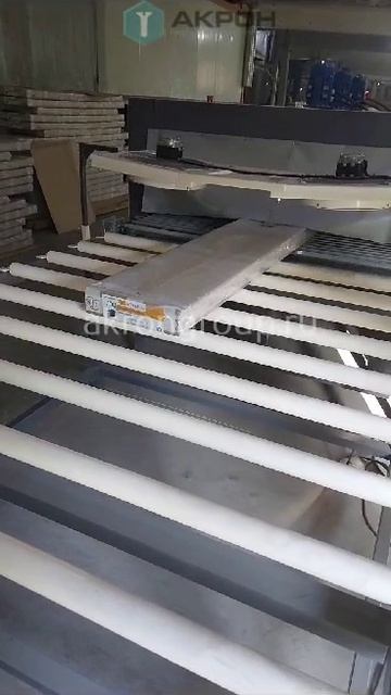 Термоусадка продукции на аппарате ТМ-7Р М1