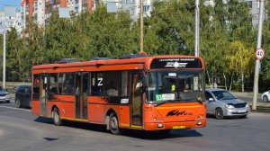 Автобус Scania Vest V10LE (АР 232 22). Покатушки по Барнаулу. / Scania Vest V10LE bus ride.