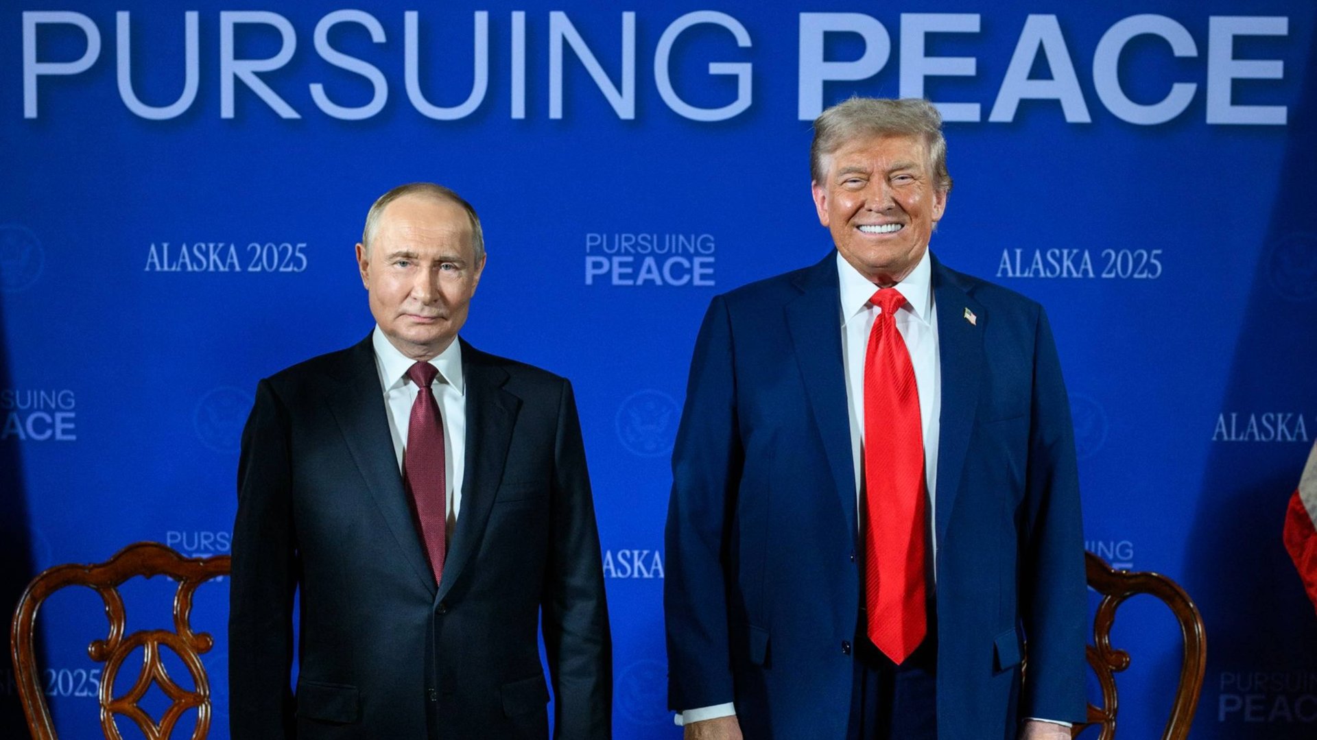 Путин и Трамп в Аляске смотреть онлайн