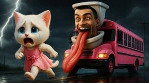 КОТЁНОК vs МУТИРОВАВШИЙ ШКОЛЬНЫЙ АВТОБУС СКИБИДИ ТУАЛЕТ! Кто выживет в этом безумии?