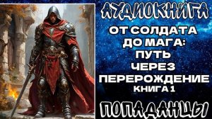 АУДИОКНИГА ПОПАДАНЦЫ: ОТ СОЛДАТА ДО МАГА - ПУТЬ ЧЕРЕЗ ПЕРЕРОЖДЕНИЕ. КНИГА 1