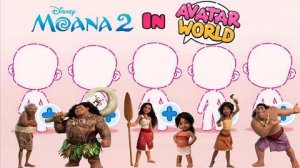Как создать персонажей из "Моана 2" в AVATAR WORLD!