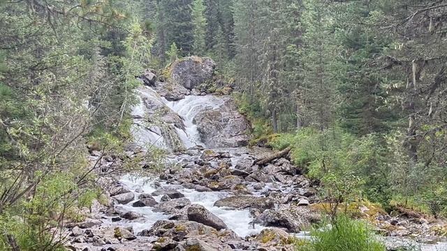 Поперечный водопад, мультинские озера смотреть онлайн