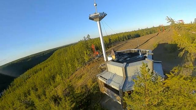 FPV Cruising At Summer Ski Base