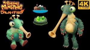 Трубачайка - Юная/Взрослая Все Песни и Анимации (My Singing Monsters Dawn Of Fire)