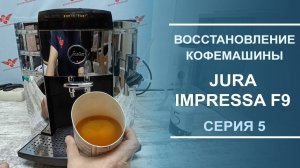 Программные чистки кофемашины Jura Impressa F9. Серия 5.