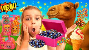 ЧТО НАШЛИ НА ТУРЕЦКОМ РЫНКЕ Лия Бум и Папа?! - Летние Приключения ВЕРБЛЮД, Игрушки и Сладости