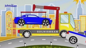 Машинки  Сборник  Пожарная Скорая помощь Полицейская Экскаватор Гоночные  Развив