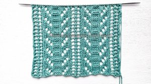 Широкие ажурные дорожки для вязания палантинов,  джемперов