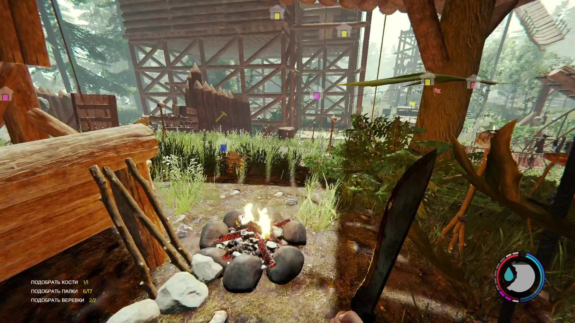 игра The Forest играю с другом, стрим #theforest