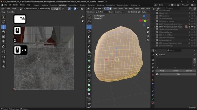 1 -Lesson 20 - Rock UVs & Triplanar for Seamless Textures смотреть онлайн