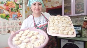 СУББОТНИЙ ДЕНЬ, НАЛЕПИЛА ДОМАШНИХ ПЕЛЬМЕНЕЙ, СОБРАЛИ УРОЖАЙ