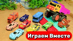МУЛЬТИКИ ДЛЯ ДЕТЕЙ ПРО МАШИНКИ  🛻 ИГРАЕМ В БОЛЬШУЮ КОЛЛЕКЦИЮ МАШИНОК ИЗ МУЛЬТИКА ТАЧКИ С МАККИУНОМ