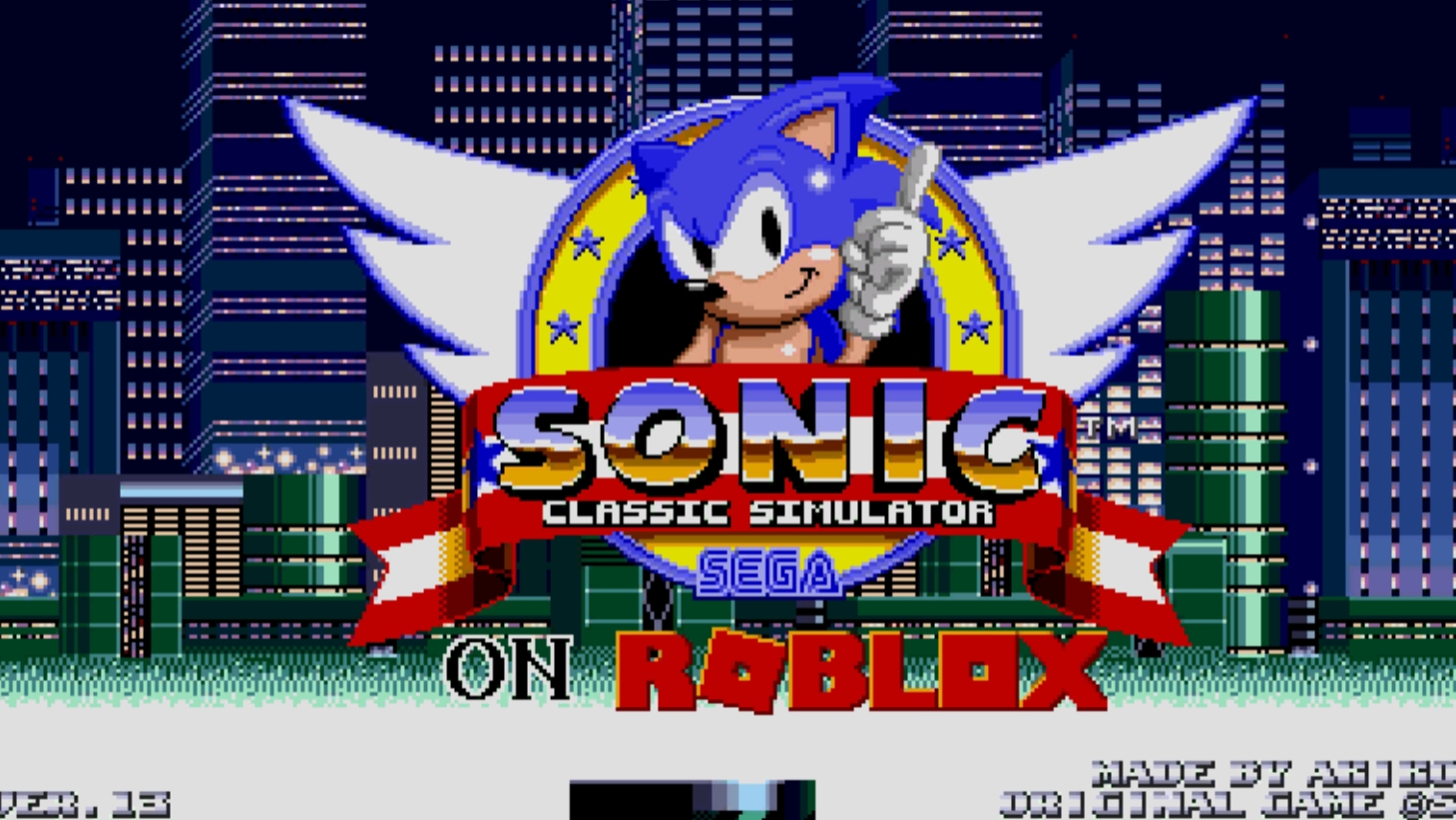 Сделал свой уровень в Sonic! Это реально прикольно!﹥ Sonic Classic simulator Roblox [1] смотреть онлайн