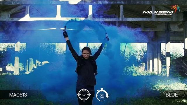 Цветной дым синий MA0513 Blue для гендер пати смотреть онлайн