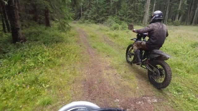 Эндуро выезд после дождей, болото и лес смотреть онлайн