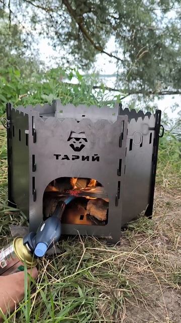 Ужин на берегу реки казан мангал тарий