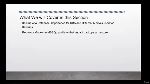 dba_9.1. Welcome to MSSQL Backup and Restore смотреть онлайн