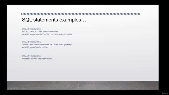 dba_5.2. What is a SQL Statement and types of SQL statements смотреть онлайн