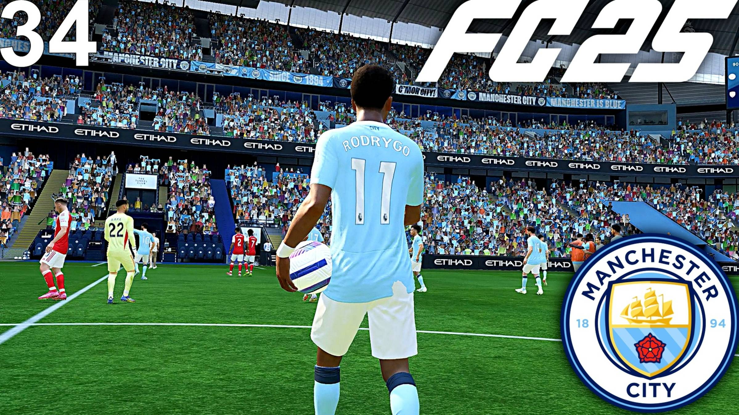 FC 25 КАРЬЕРА ЗА МАНЧЕСТЕР СИТИ #34 - ОТВЕТНЫЙ МАТЧ С ФЕНЕРБАХЧЕ В 1/8 ЛЧ и ХЕТ-ТРИК РОДРИГО!!! смотреть онлайн