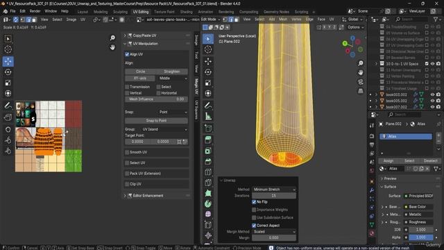 2 -Lesson 41 - UV Mirroring Techniques on Piano Legs смотреть онлайн