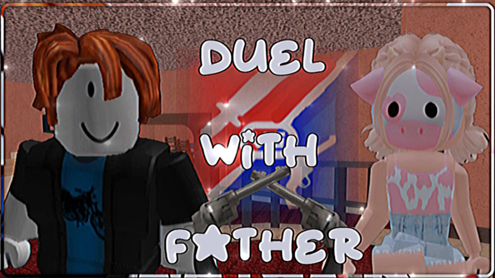 Дуэль с папой наподобие мм2/Roblox