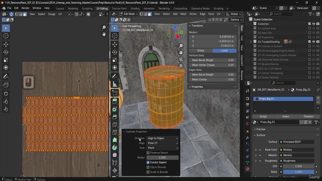 2 -Lesson 9 - Fix Stretching Apply Scale Before Unwrapping смотреть онлайн