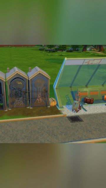 Sims 4: остановка, где начинается история #sims4 #snezhok #строительство смотреть онлайн