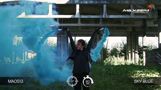 Цветной дым голубой MA0513 Sky blue для гендер пати смотреть онлайн