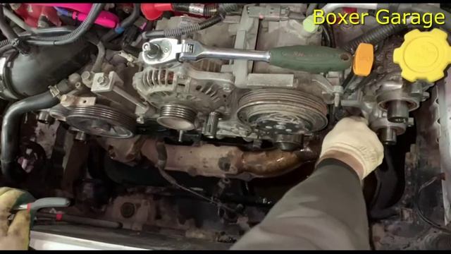 Замена ремня ГРМ на EJ и некоторые хитрости смотреть онлайн