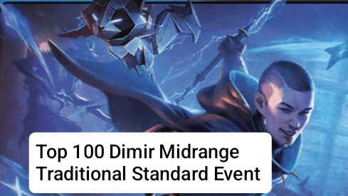 Top 100 Dimir Midrange | Traditional Standard Event | 4/1 | MTG Arena