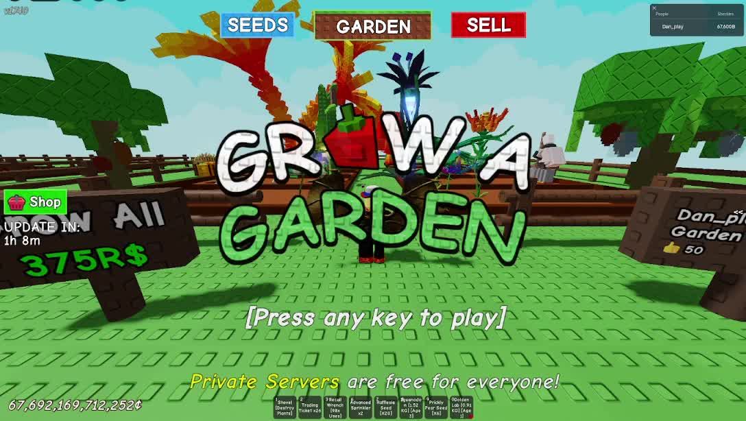 Roblox |Growth Of Garden! ОБНОВЛЕНИЕ!