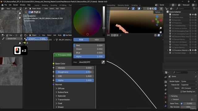 4 -Lesson 51 - Edge Wear Masks with Bevel & Gradients смотреть онлайн