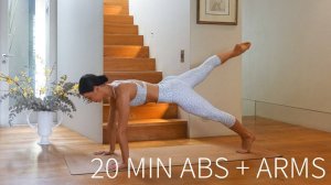 Move with Nicole - 20 MINUTE ABS & ARMS WORKOUT ｜ At-Home Pilates  #StayHome #WithMe