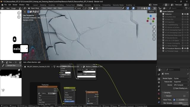 3 -Lesson 50 - Procedural AO & Grunge in Shader Nodes смотреть онлайн