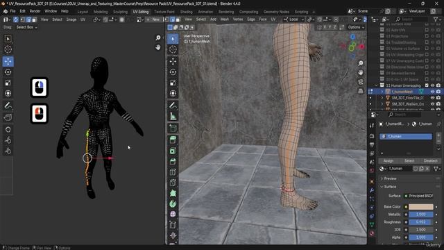 1 -Lesson 44 - Clothing-Based UVs for Legs & Lower Body смотреть онлайн