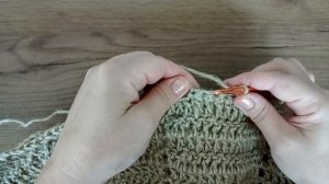 Коврик крючком из джута