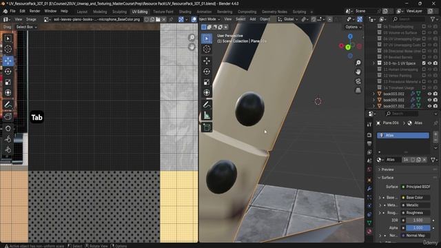 1 -Lesson 40 - Curves & Small Part UVs for Piano Details смотреть онлайн