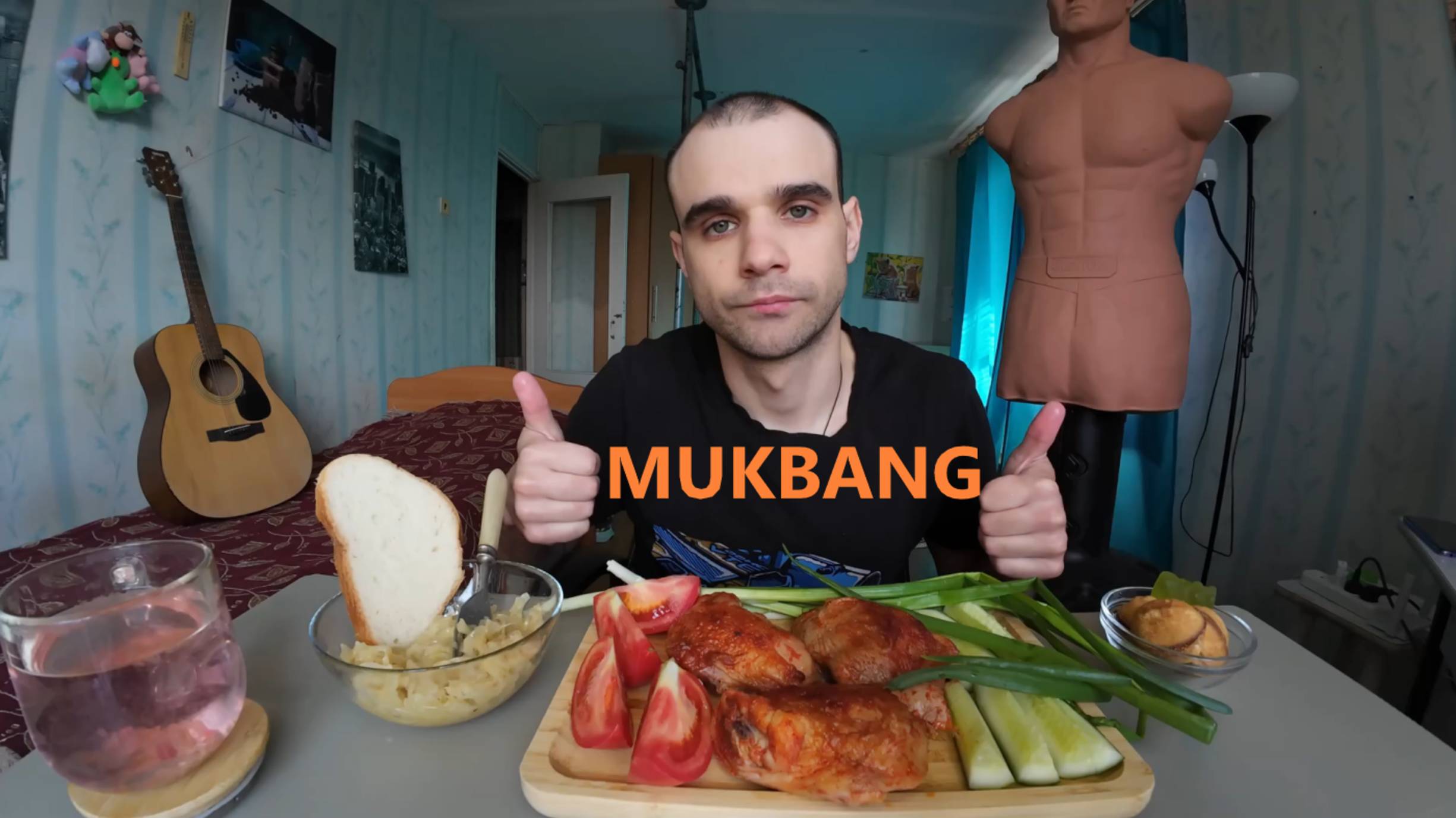 МУКБАНГ КУРИЦА ГРИЛЬ / ОВОЩИ / ЛУК / ПЕЧЕНЬЕ - ОРЕШКИ СО СГУЩЕНКОЙ / MUKBANG / АСМР смотреть онлайн