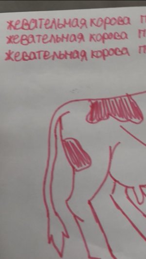 Вызываем жевательную корову