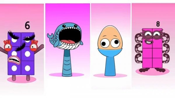 Sprunki OC с номерами блоков 6, 7, 8, 9, 10 | Incredibox Подборка